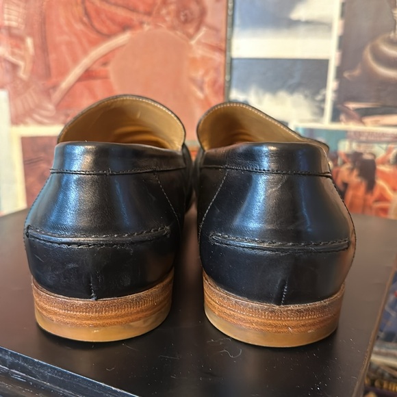 TIMELESS Vintage Black Gucci Leather Knot Bit Loafers - Picture 3 of 13